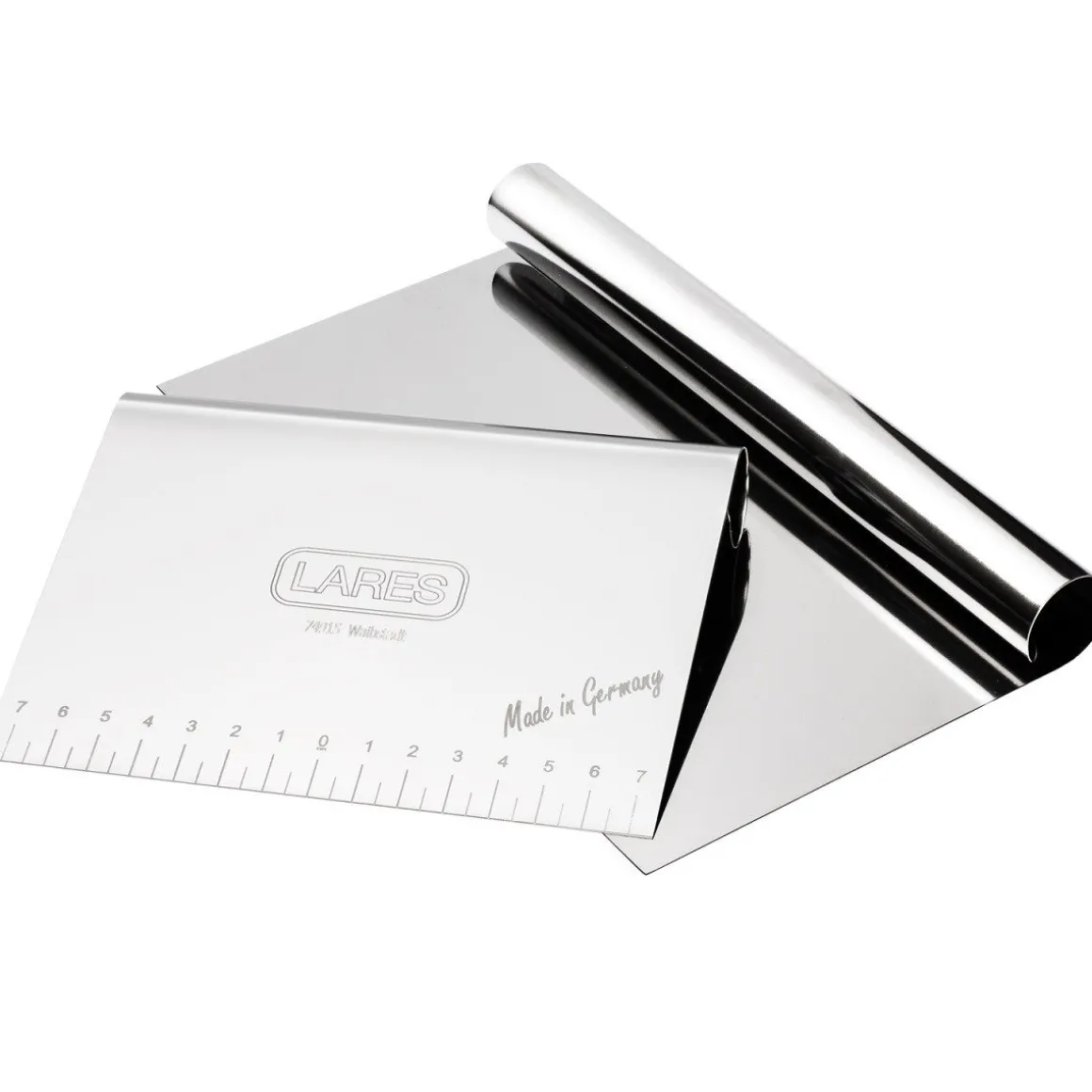Deegsteker met Maataanduiding RVS 22x12cm