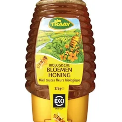De Traay Bloemenhoning Biologisch 375 gram