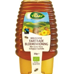 De Traay Bloemenhoning Fairtrade Biologisch 365g**