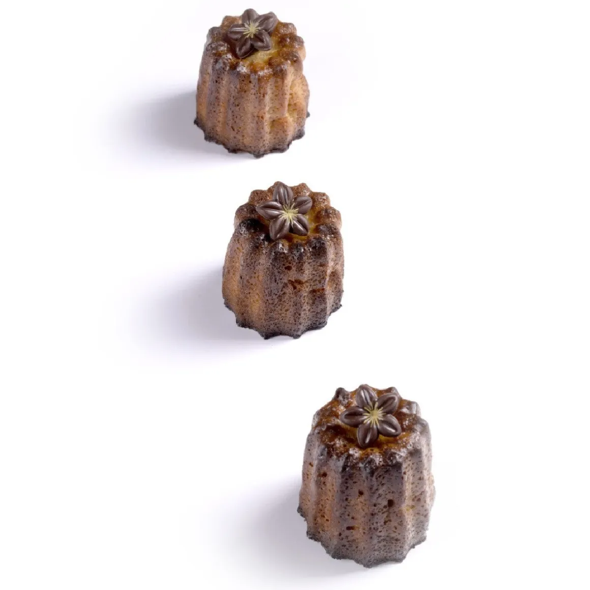 Dobla Chocoladedecoratie Bloem Puur (80 stuks)