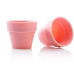 Dobla Chocoladedecoratie Bloempot Large Roze (28 stuks)