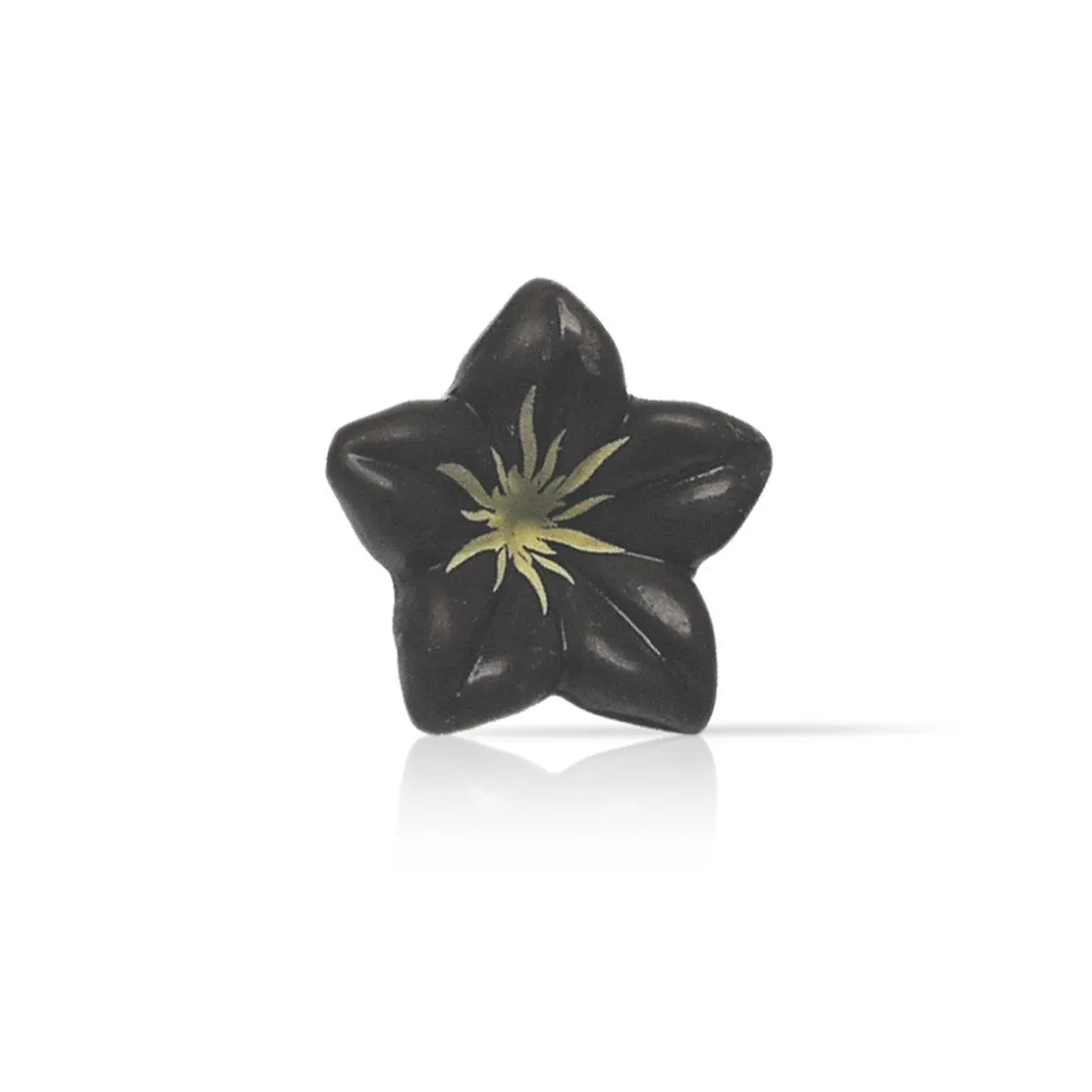Dobla Chocoladedecoratie Bloem Donker (76 stuks)**