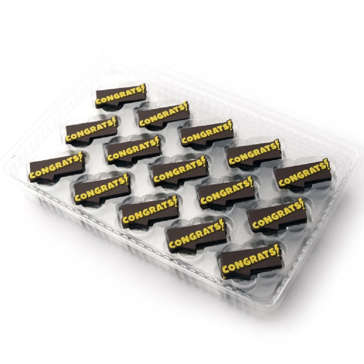 Dobla Chocoladedecoratie Congrats! (150 stuks)