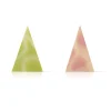 Dobla Chocoladedecoratie Diablo Triangel Groen/Roze (290s)
