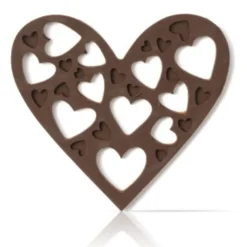 Dobla Chocoladedecoratie Lace Hart (96 stuks)