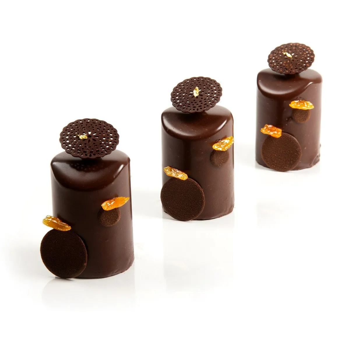Dobla Chocoladedecoratie Lace Rond (216 stuks)