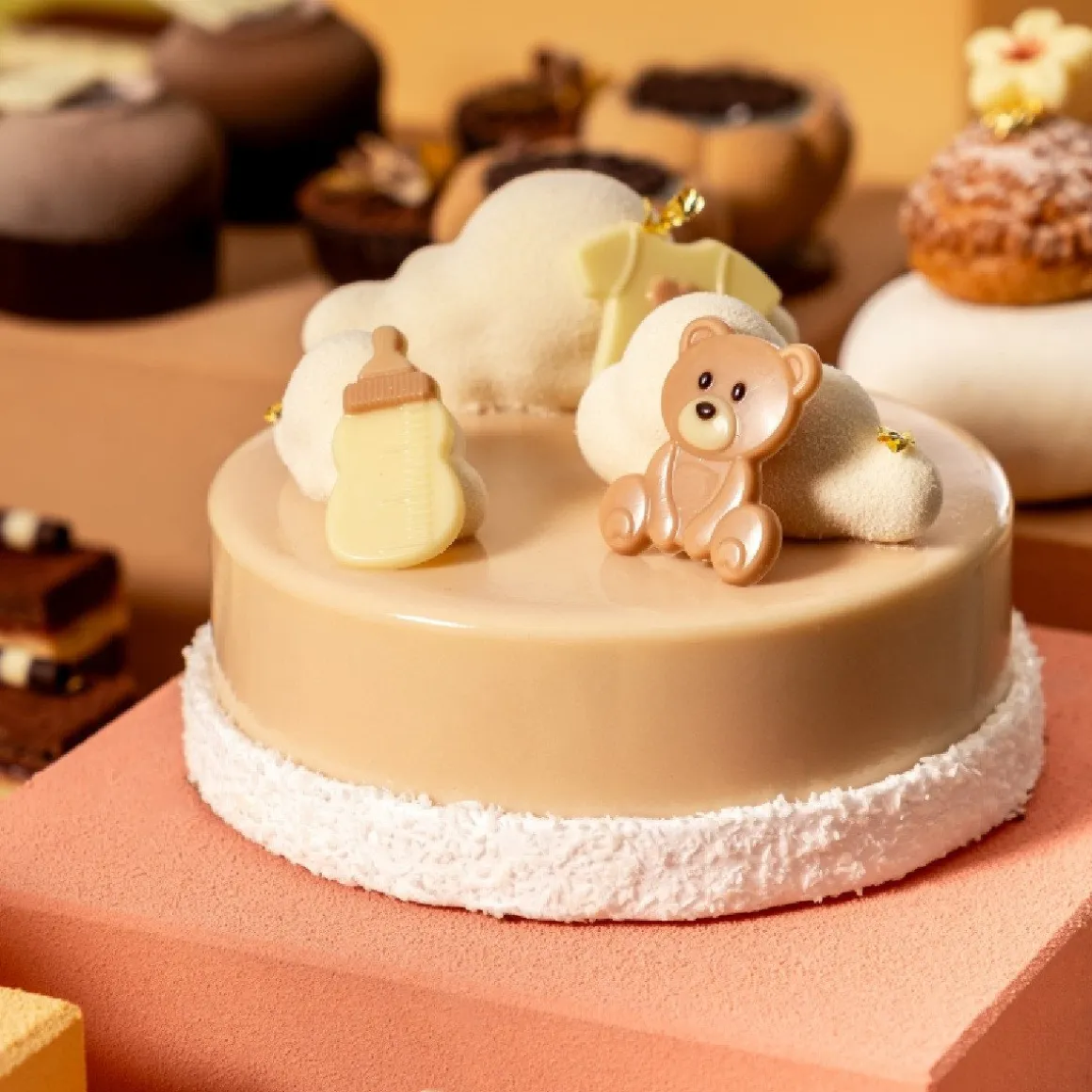 Dobla Chocoladedecoratie Newborn Baby Assortiment (90stuks)