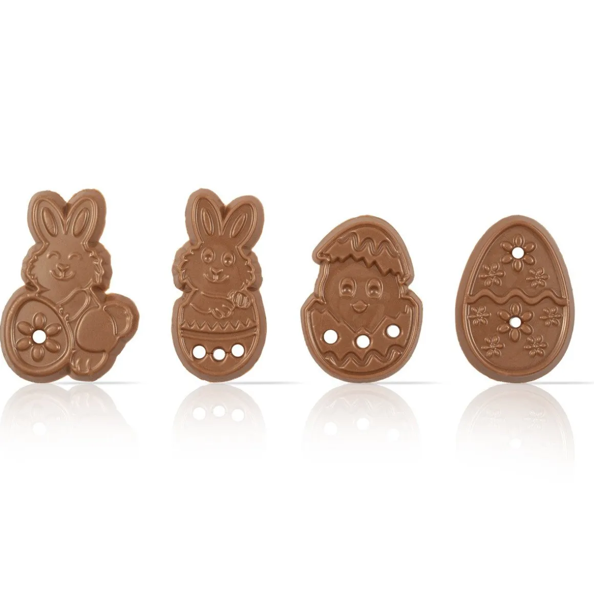 Dobla Chocoladedecoratie Pasen Assortiment Melk (258 stuks)