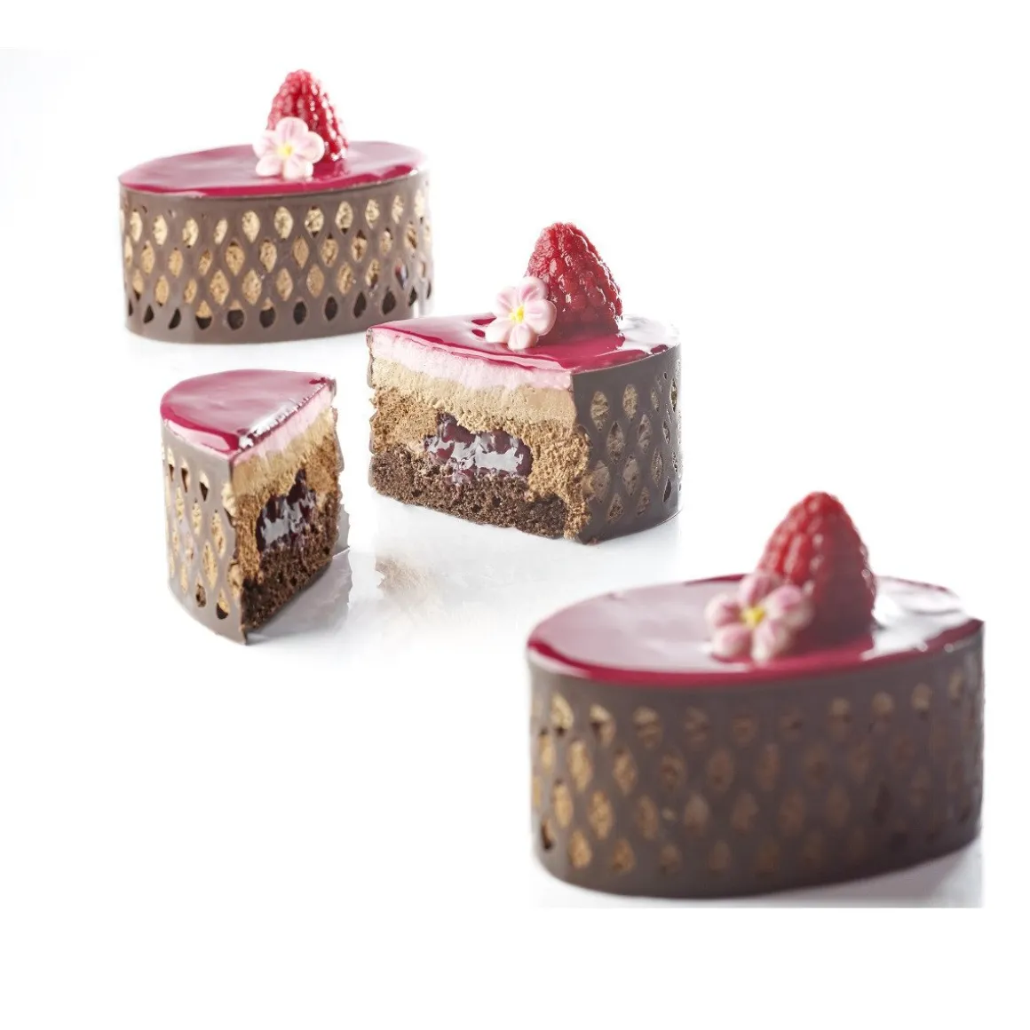 Dobla Chocoladedecoratie Perzik Bloesem (200 stuks)
