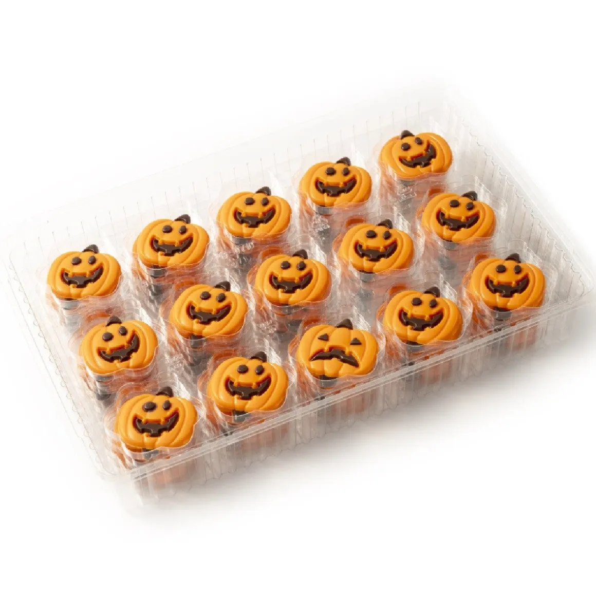 Dobla Chocoladedecoratie Pompoen Gezichten (90 stuks)