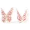 Dobla Chocoladedecoratie Vlinders Roze/Wit (120 stuks)