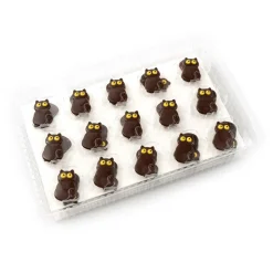 Dobla Chocoladedecoratie Zwarte Kat (90 stuks)