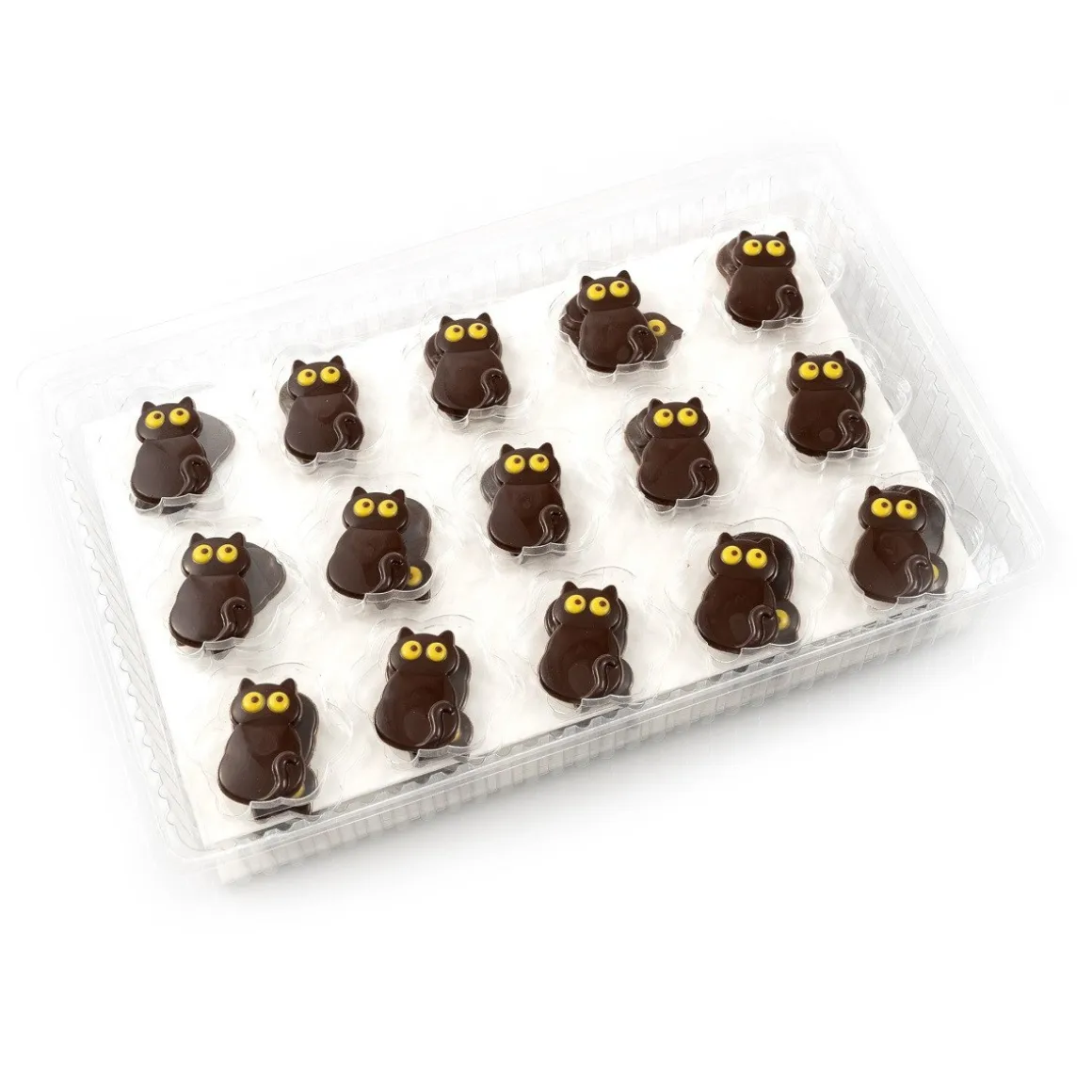 Dobla Chocoladedecoratie Zwarte Kat (90 stuks)