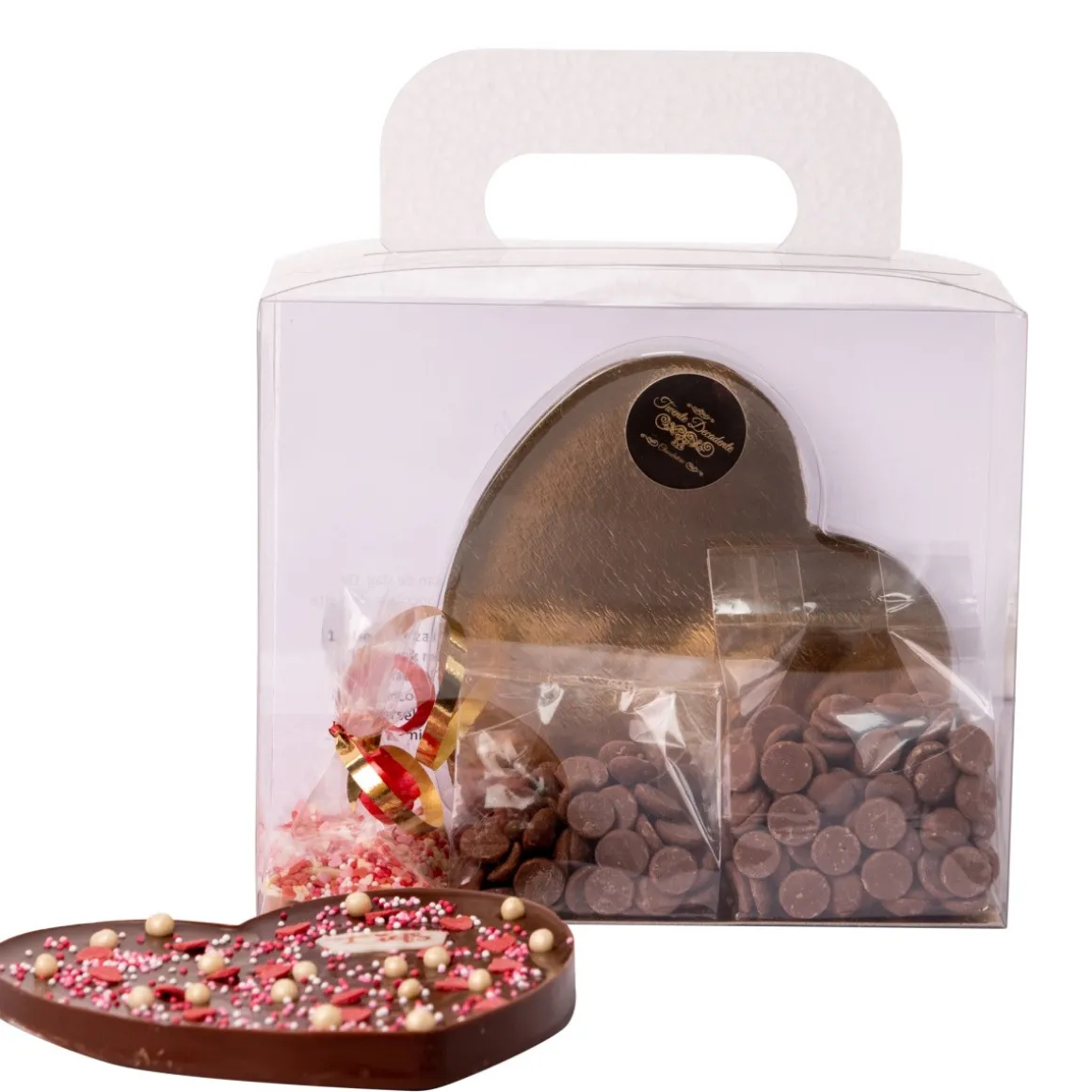 Doe-Het-Zelf Chocolade Hart Pakket Melk