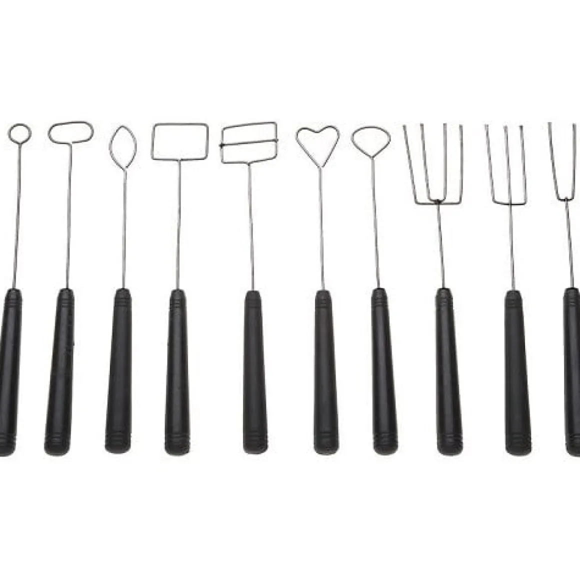 Doorhaalvorkjes set/10**