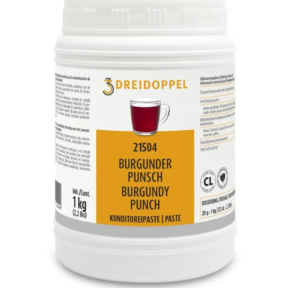 Dreidoppel Compound Burgunder Punch 1kg**