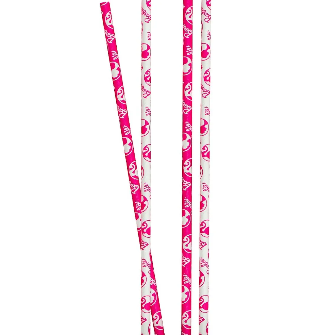 Drinkrietjes Papier Barbie 80st.