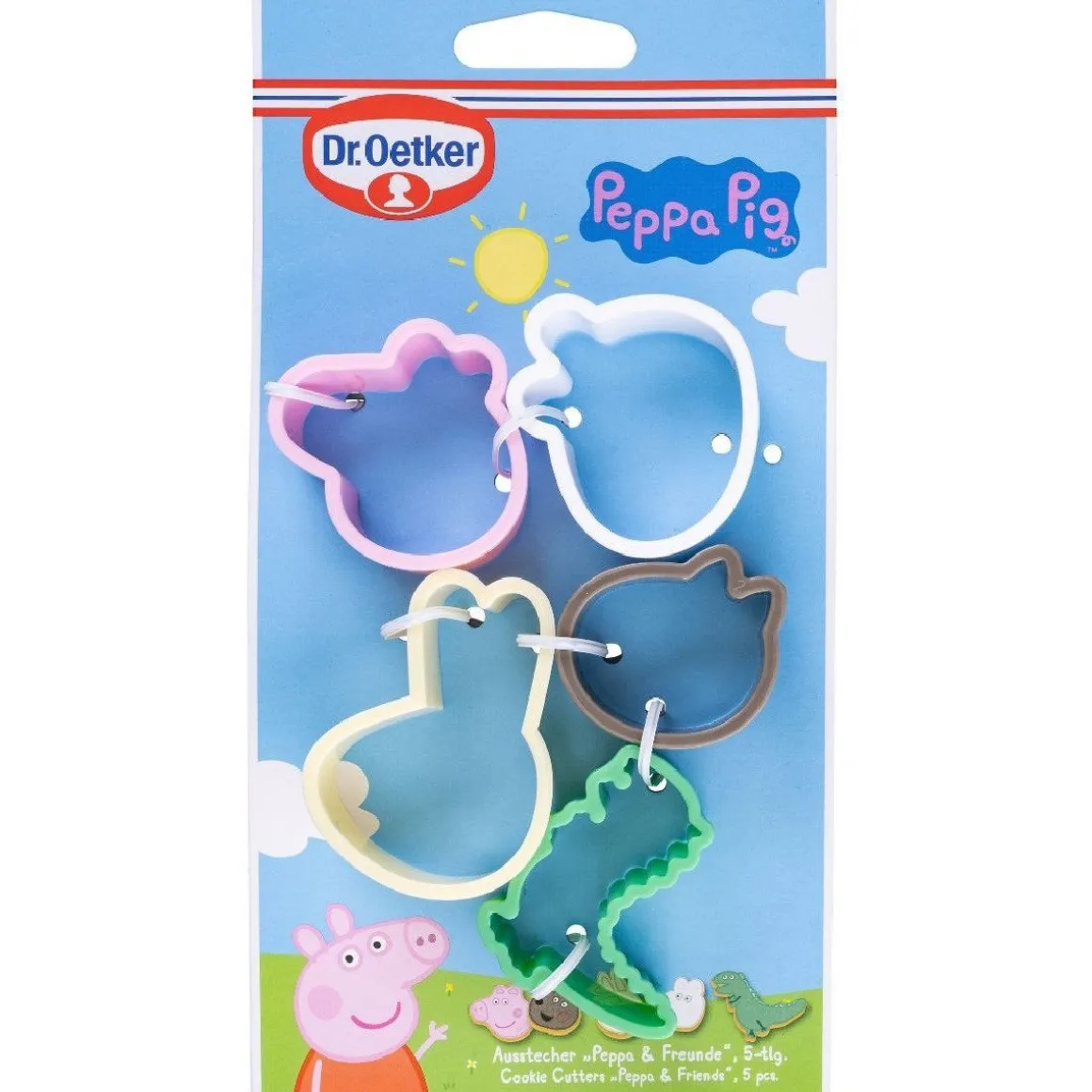 Dr.Oetker Peppa Pig Uitstekers Set/5