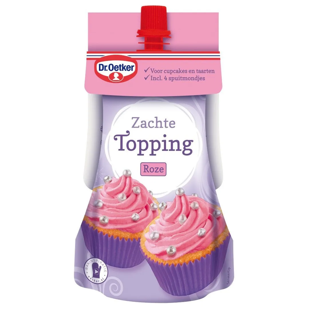 Dr. Oetker Topping Roze 140g