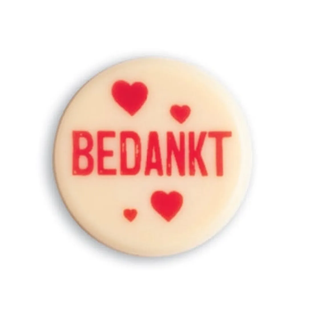 DV Chocoladedecoratie Bedankt 175st