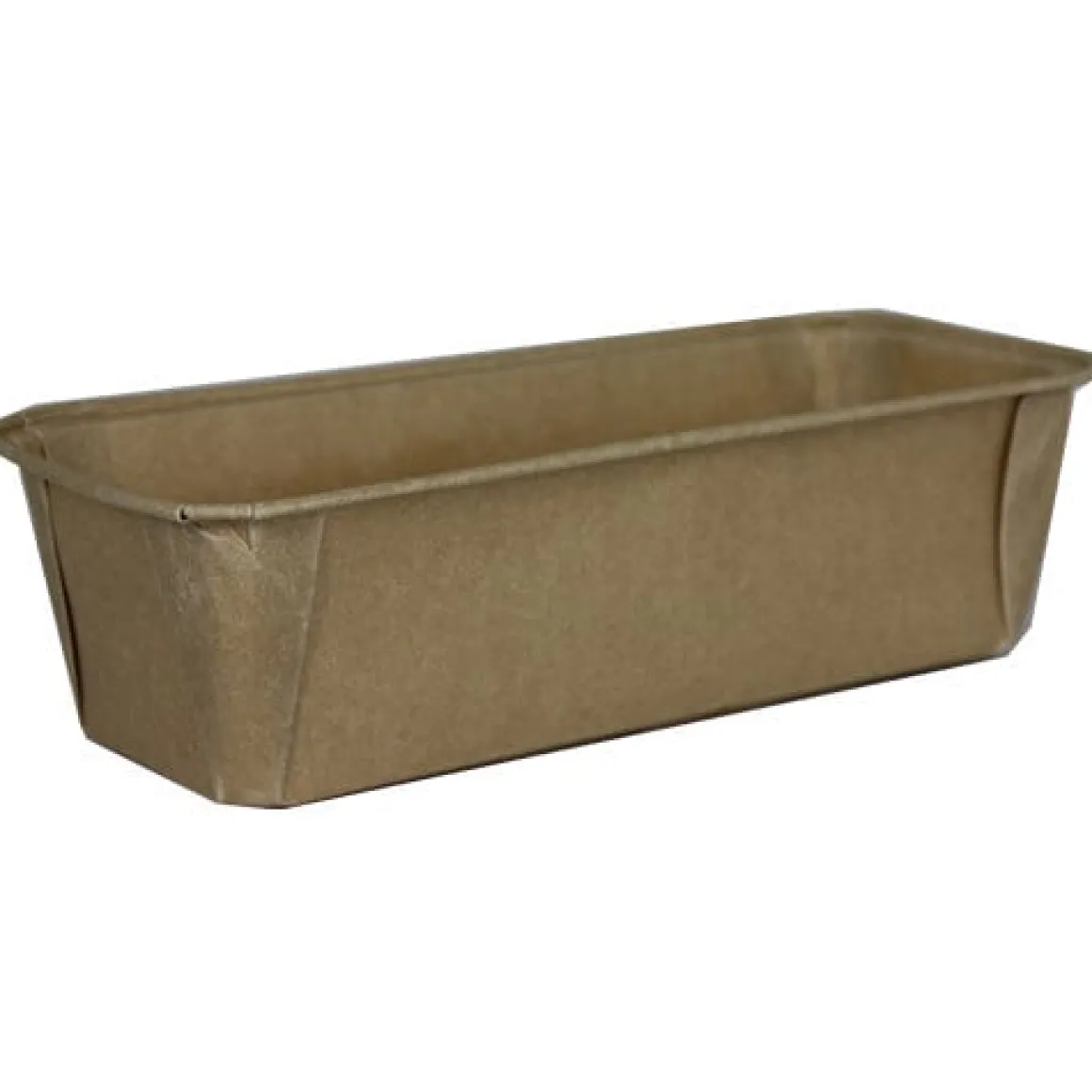 Ecopack Bakvorm 20x7,3x6,2cm Naturel (per stuk)**