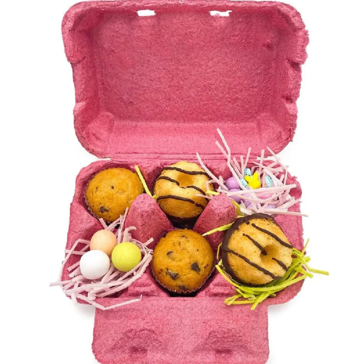 Eierdoos Roze 6 Eieren