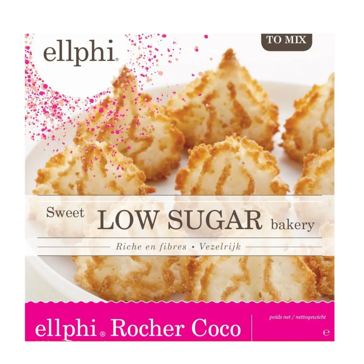 Ellphi Kokosmakronen-mix Suikervrij 500g
