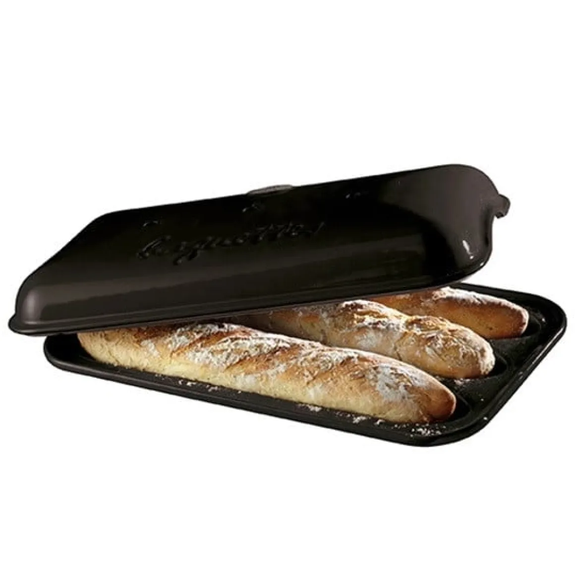 Emile Henry Baguettesvorm Fusain 39x24cm
