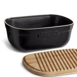Emile Henry Broodtrommel Truffle 35,5x24,5x15,8cm