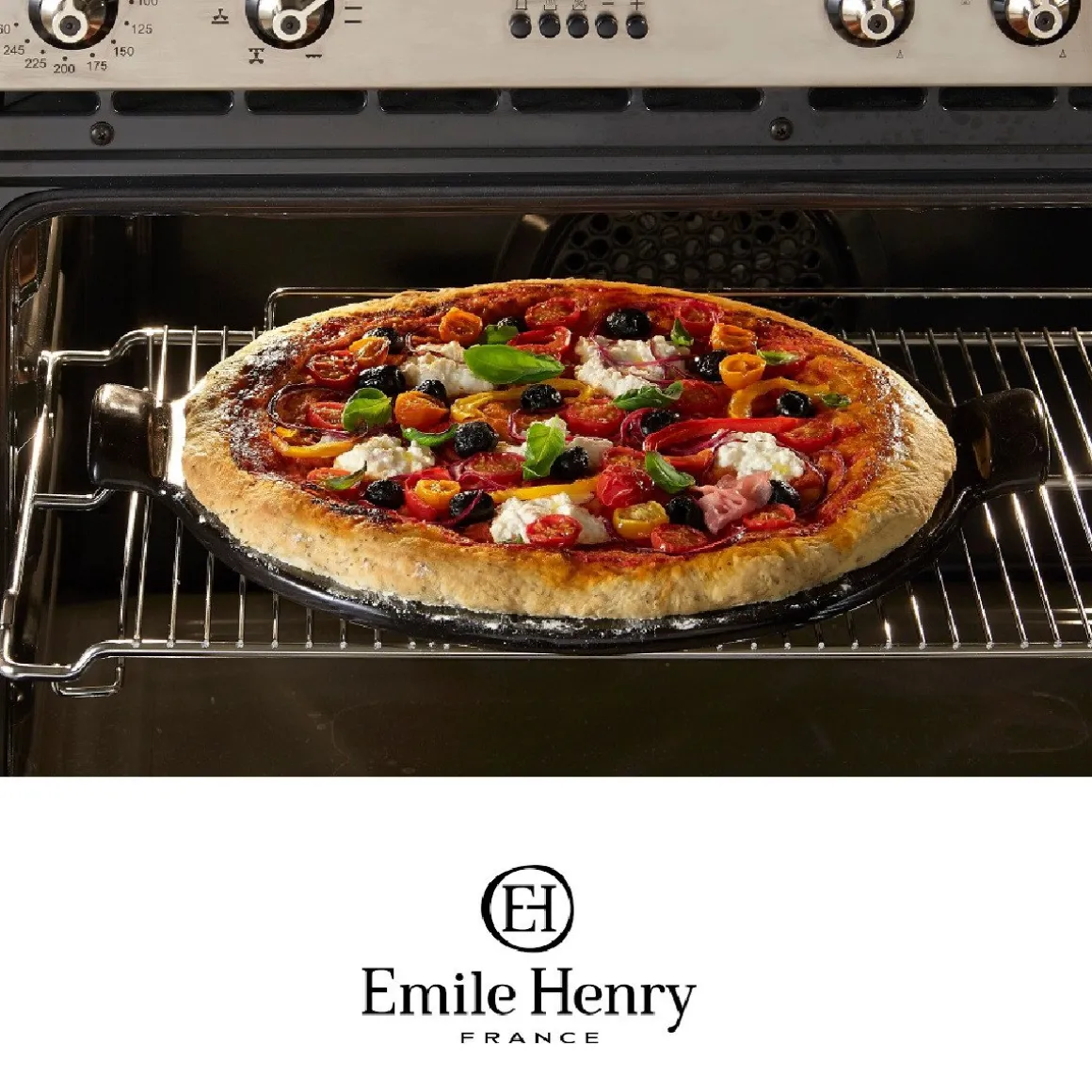Emile Henry Pizzasteen Fusian Ø37cm