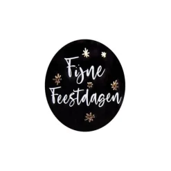 Etiket 'Fijne Feestdagen' 500 stuks
