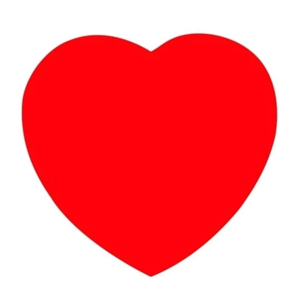 Etiket 'Hart Rood' 500 stuks
