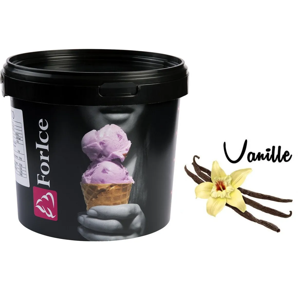 ForIce Smaakpasta Vanille (met pitjes) 3kg