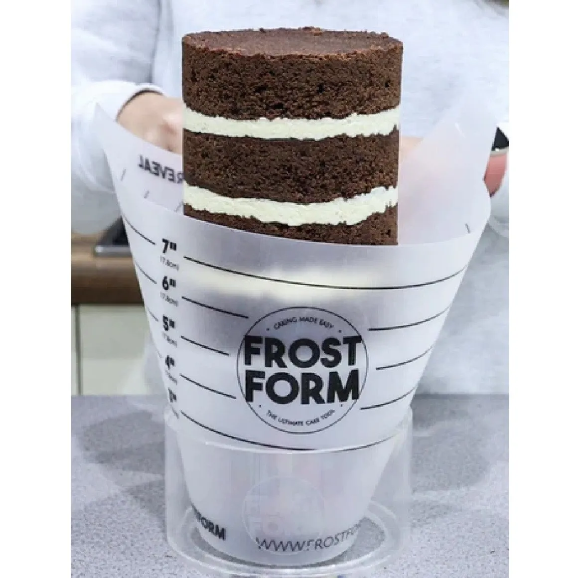 Frost Form Taart Coating Kit Rond 10cm