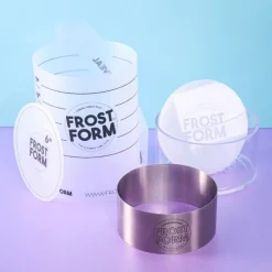 Frost Form Taart Coating Kit Rond 15cm