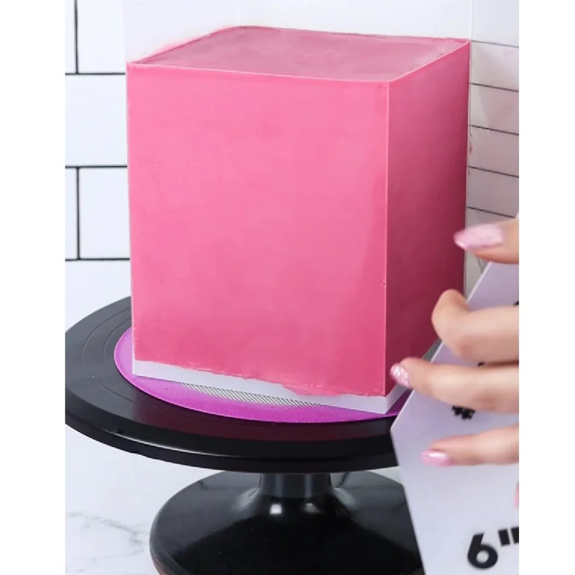 Frost Form Taart Coating Kit Vierkant 15cm