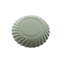 Gebaksschoteltje Rond Ribbel Fuchsia Ø8,8cm 100st.