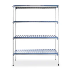 Hendi Aluminium opbergrek 1280x405x(h)1685mm
