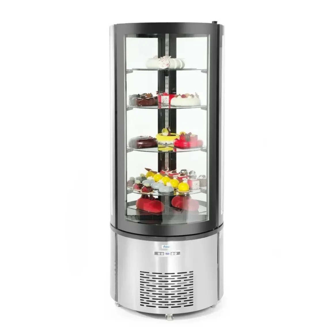 Hendi Arktic Gebaksvitrine rond 360 Liter