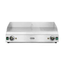 Hendi Bakplaat 1/3 geribbeld 2/3 glad 1/3 geribd 230V/3500W