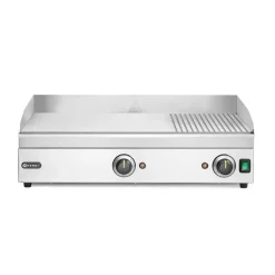 Hendi Bakplaat 1/3 geribbeld 220V/3500W