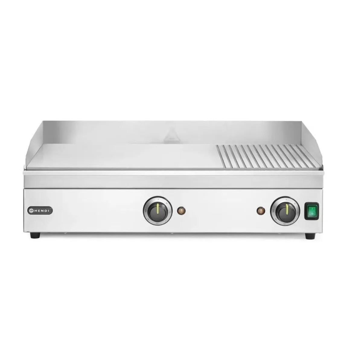Hendi Bakplaat 1/3 geribbeld 220V/3500W