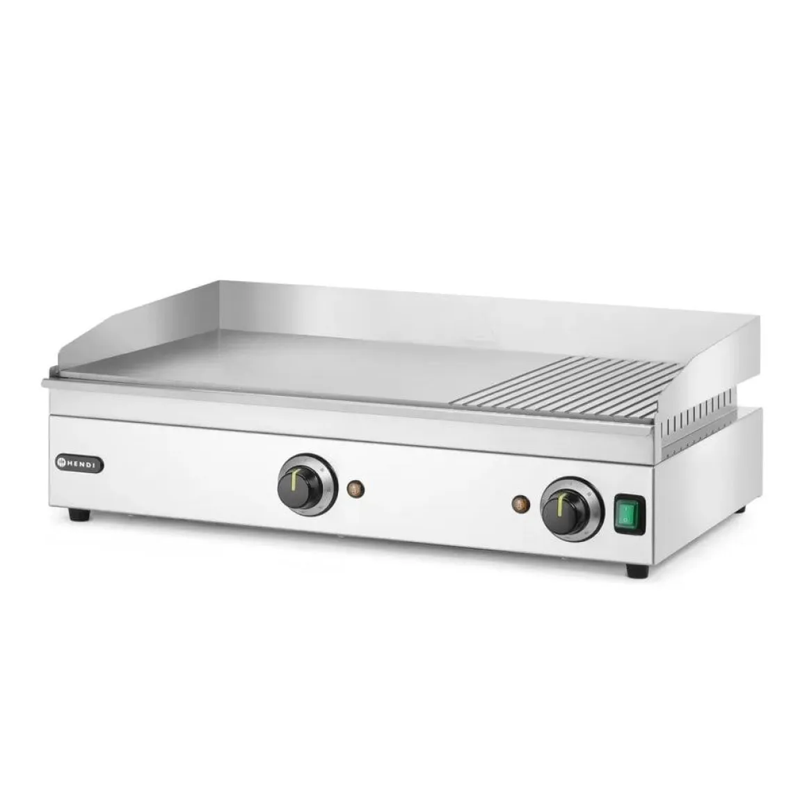 Hendi Bakplaat 1/3 geribbeld 220V/3500W