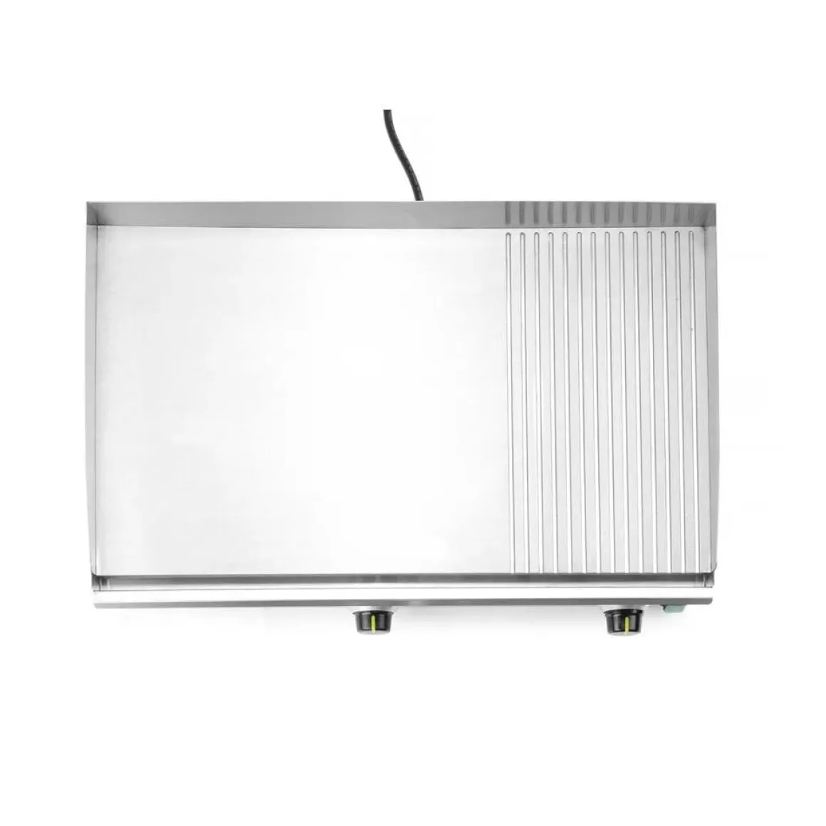 Hendi Bakplaat 1/3 geribbeld 220V/3500W