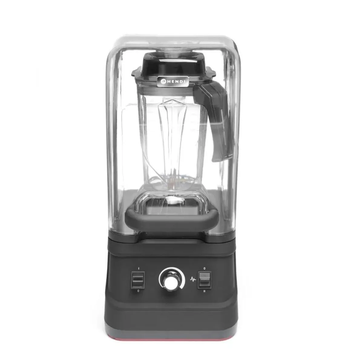 Hendi Bar Blender analoog met geluiddempende kap 2,5L