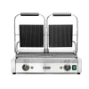 Hendi Contactgrill - dubbele versie Geheel geribd