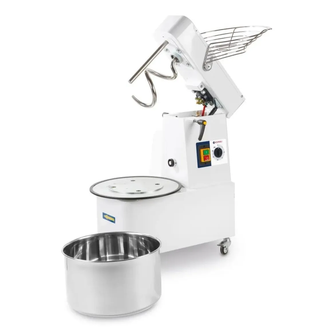 Hendi Deegmachine met kantelbare kop en afneemb mengkom 22L