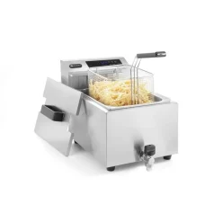 Hendi Friteuse met aftapkraan digitaal - 8L
