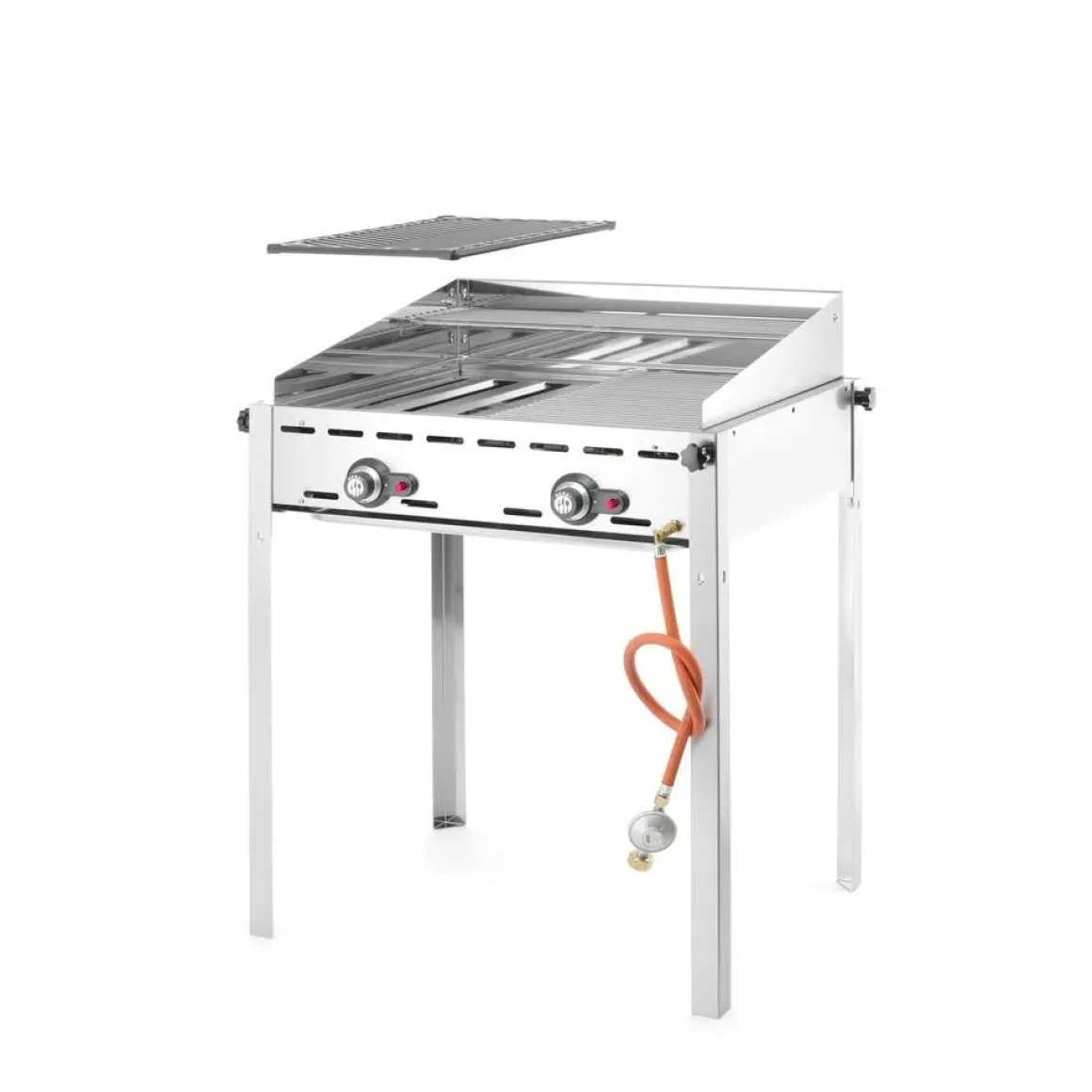 Hendi Green Fire 2 branders incl. 2 RVS GN 1/1 roosters