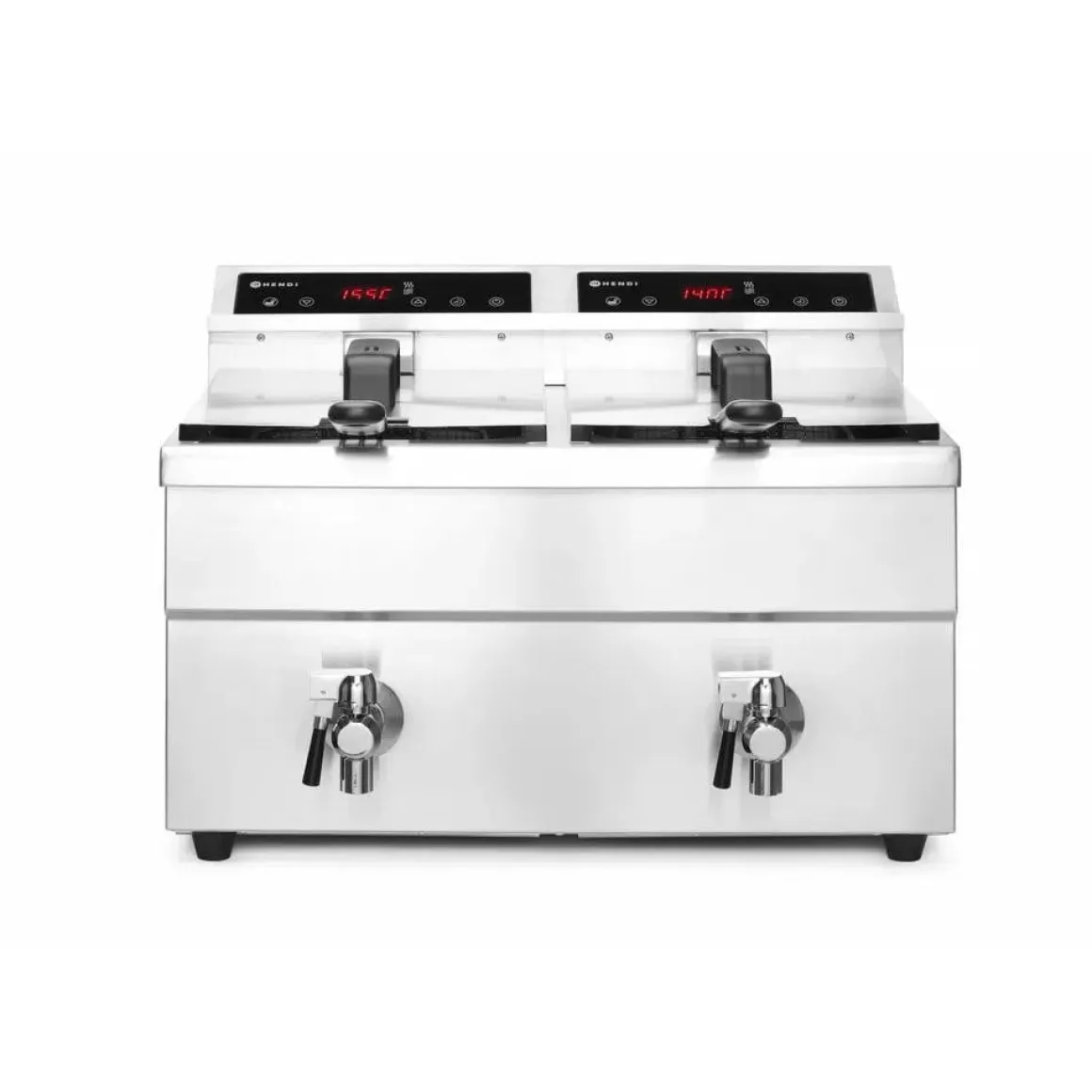 Hendi Inductie friteuse met aftapkraan - 2 x 8L